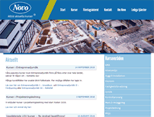 Tablet Screenshot of novoutbildning.se